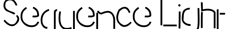 Sequence Light Font Image