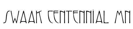Swaak Centennial MN Font Image