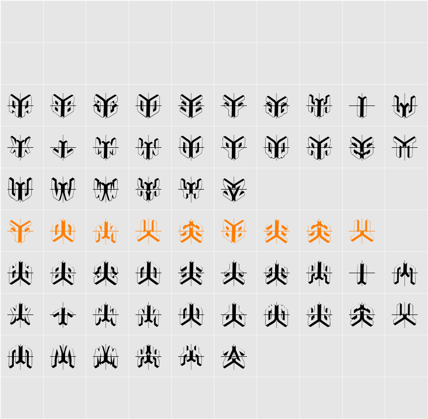 DuploSketchesPlus Character Map