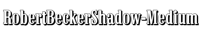 RobertBeckerShadow-Medium
