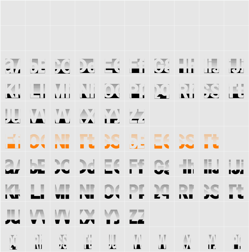 FriendlyFireDust Character Map