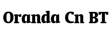 Oranda Cn BT Font Image