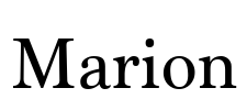 Marion Font Image