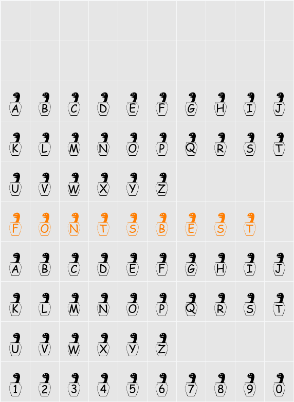 Snake one Character Map