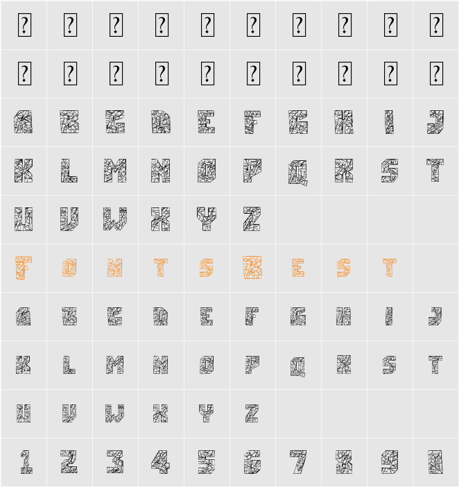 BreakingTime! Character Map