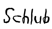 Schlub Font Image