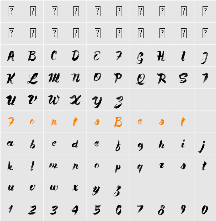 Pale Blue Eyes Character Map