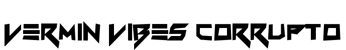 Vermin Vibes Corrupto Font Image