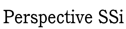 Perspective SSi Font Image