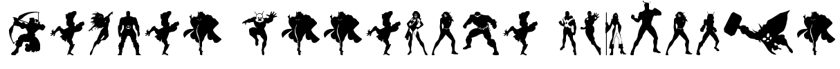 Heroes Assemble Dingbats