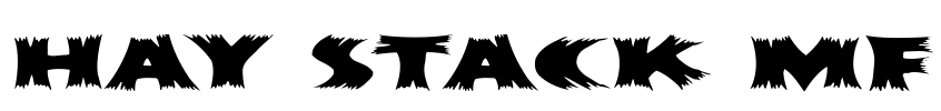 Hay Stack MF Font Image