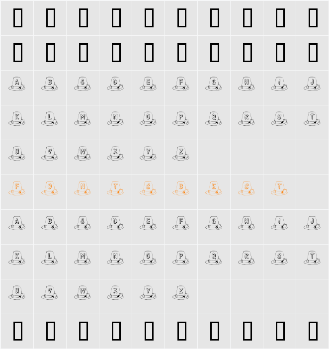 KR Pilgrim Character Map