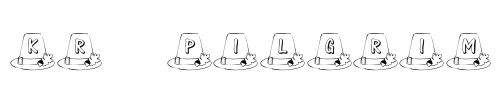 KR Pilgrim Font Image