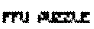 FFU Puzzle Font Image