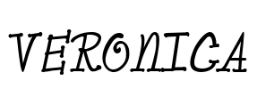 VERONICA Font Image