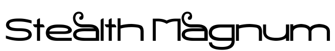 Stealth Magnum Font Image