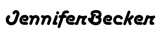 JenniferBecker Font Image