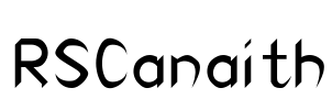 RSCanaith Font Image
