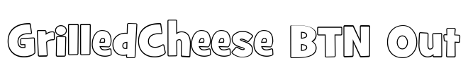 GrilledCheese BTN Out Font Image