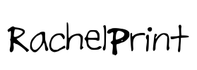 RachelPrint Font Image