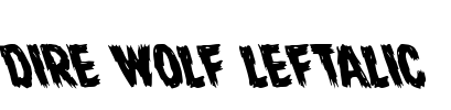Dire Wolf Leftalic