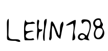 LEHN128 Font Image