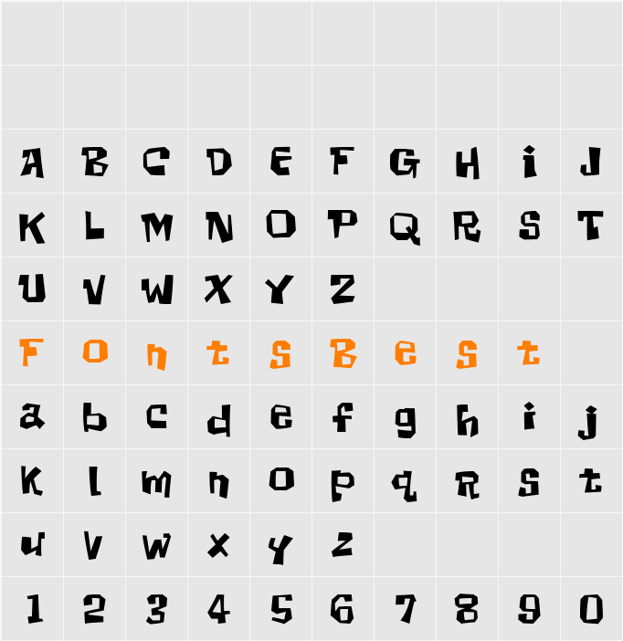 Scooter Character Map