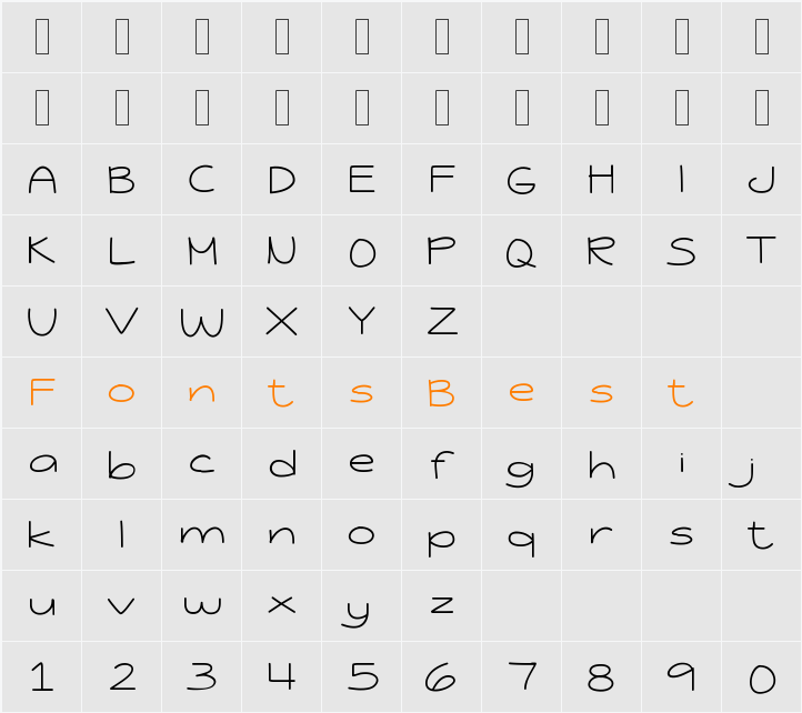 Jessica Elaine Thin Character Map