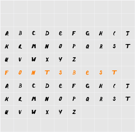 tomstaint Character Map