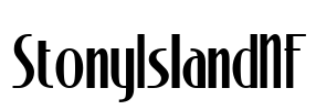 StonyIslandNF Font Image