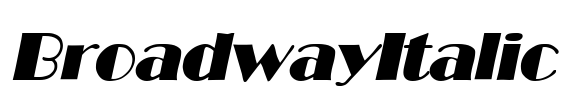 BroadwayItalic