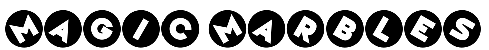 Magic Marbles Font Image
