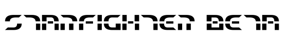 Starfighter Beta Font Image