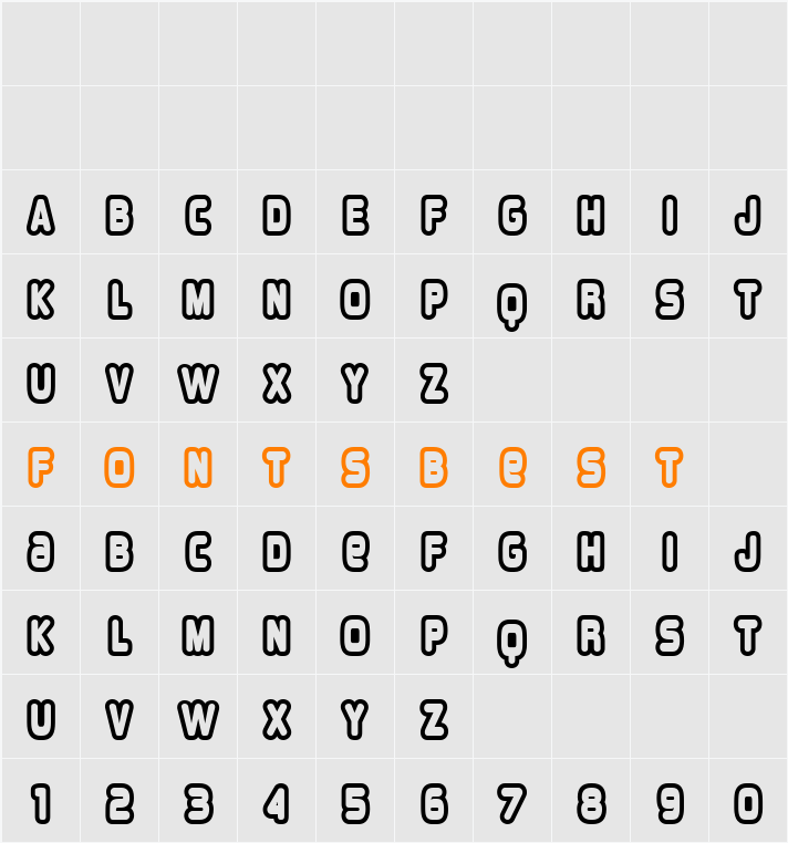 Overload Burn Character Map