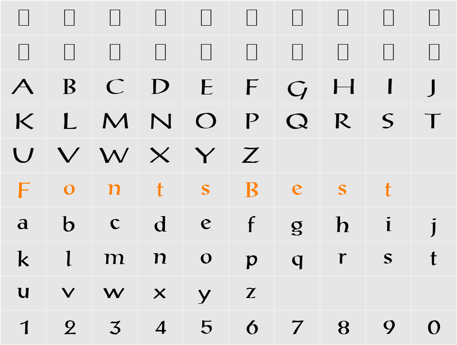 Seeing Things 5 Character Map