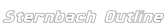 Sternbach Outline