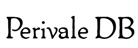 Perivale DB Font Image