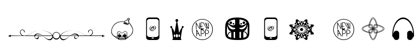 Ornament mix Font Image