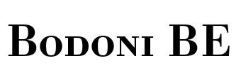 Bodoni BE Font Image