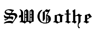 SWGothe Font Image