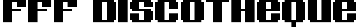 FFF Discotheque Font Image