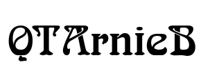 QTArnieB Font Image