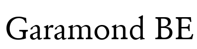 Garamond BE