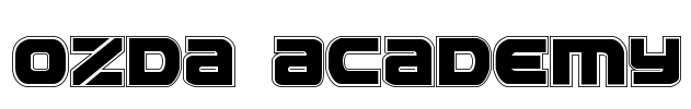 Ozda Academy Font Image