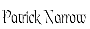 Patrick Narrow Font Image