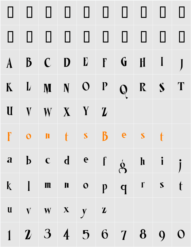 LHF Mister Kooky COND Character Map