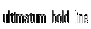 ultimatum bold line