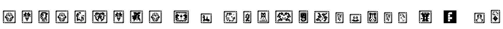 TESTAMENT B / Formaldhyde 1 à 80 Font Image