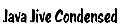 Java Jive Condensed Font Image