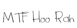 MTF Hoo Rah Font Image